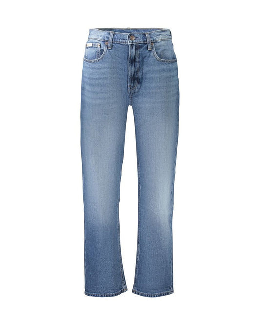 Calvin Klein Blue Cotton Women's Jeans