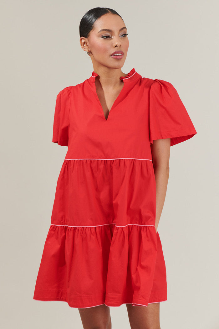 Candace Tiered Mini Dress