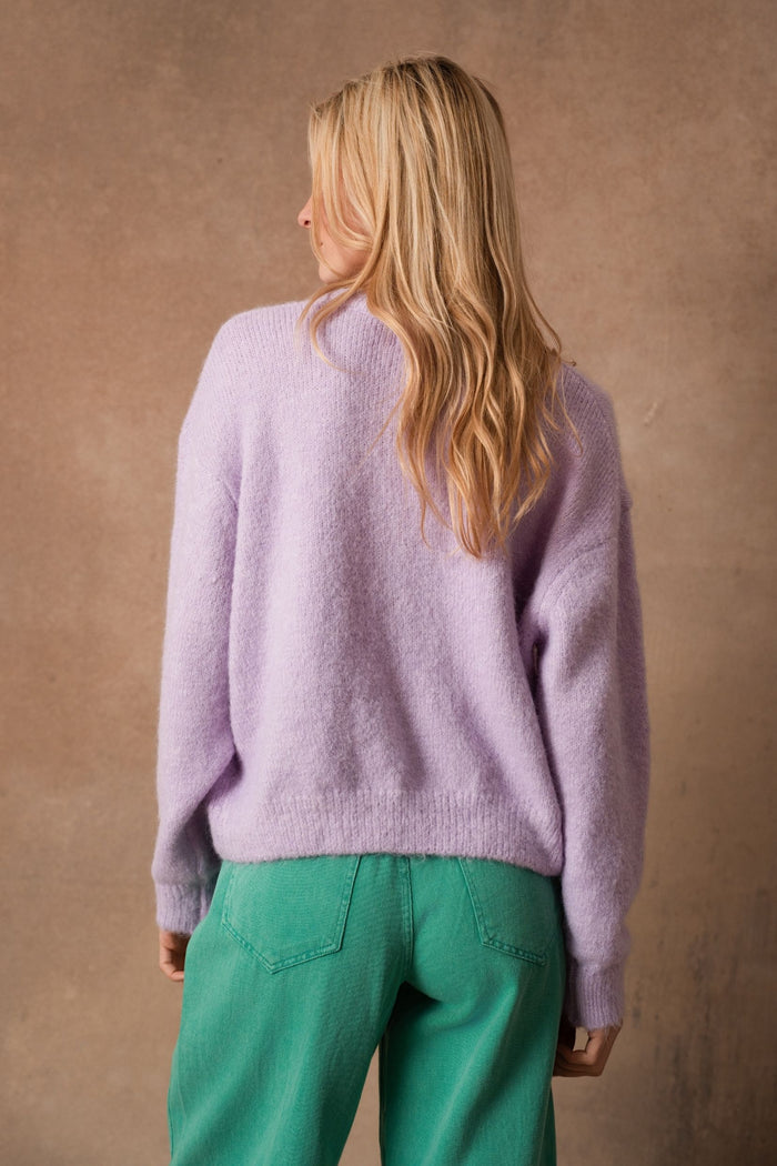 Cardigan Adèle - Lilas