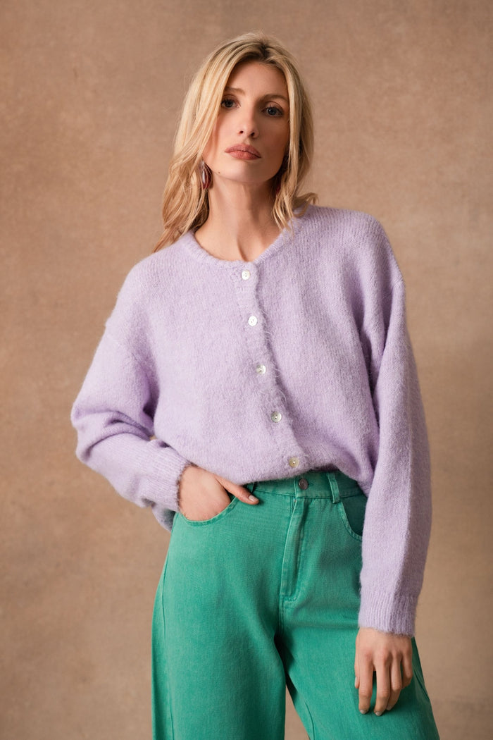 Cardigan Adèle - Lilas