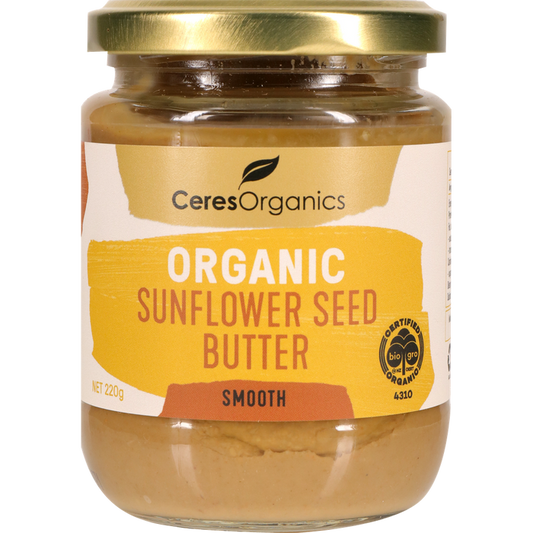 Ceres Organics Sunflower Seed Butter Smooth - 220g - L'Organic