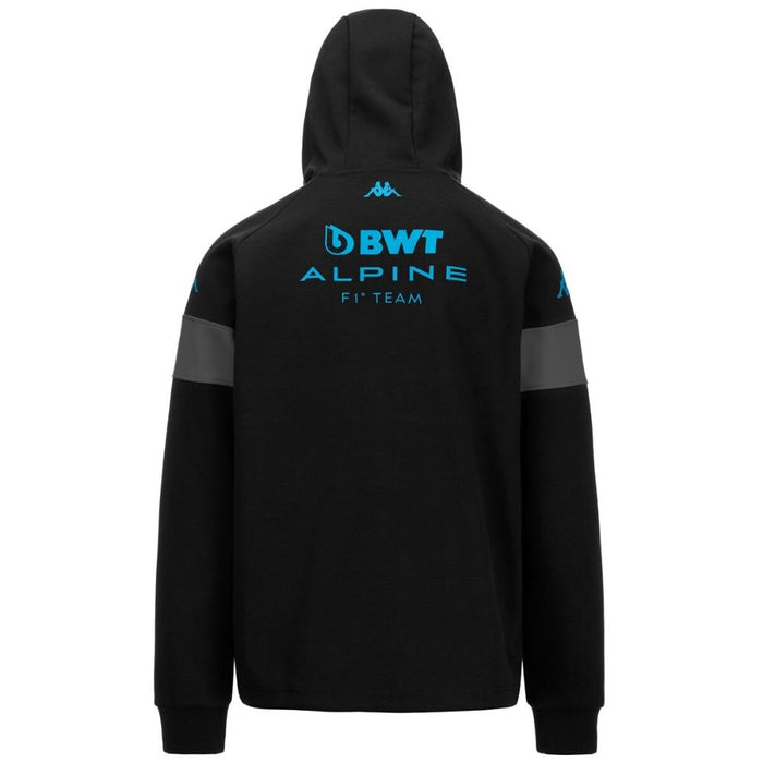 Chaqueta Kappa Men Supporter Adorfeo ALPINE F1 Black Grey Light Blue