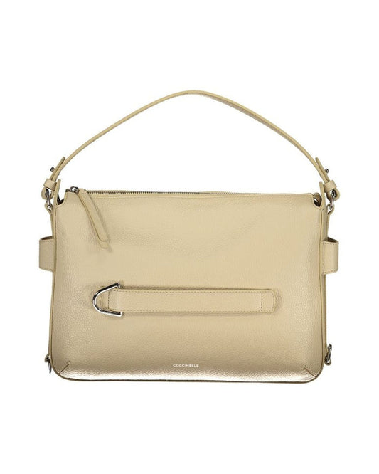 Coccinelle Beige Leather Women Handbag