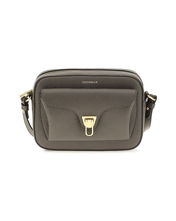 Coccinelle Brown Calf Leather Bos Taurus Shoulder Bag