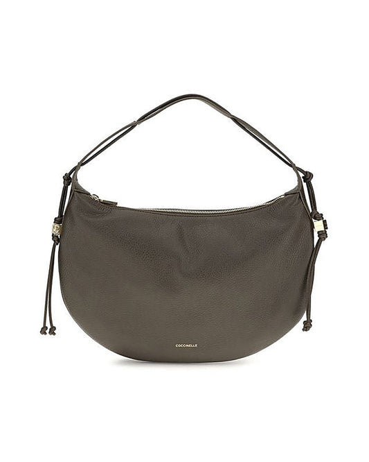 Coccinelle Brown Calf Leather Bos Taurus Shoulder Bag