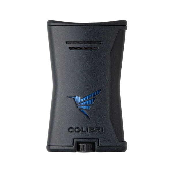 Colibri Slim Black and Black Single Torch Lighter - LI225T1