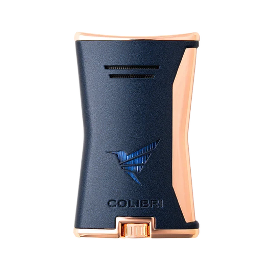 Colibri Slim Navy Single Torch Lighter - LI225T6