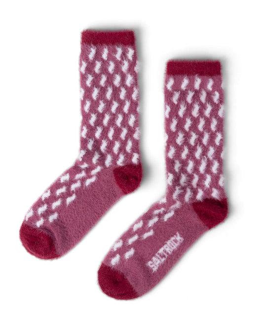 Cosmic Girls Socks in Dark Pink