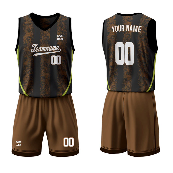 Custom Basketball Uniform - Abstract Pattern - Personalized Kit