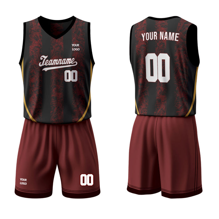 Custom Basketball Uniform - Abstract Pattern - Personalized Kit