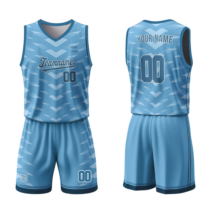 Custom Basketball Uniform - Chevron Pattern - Personalized Kit - UNISWIFT USA