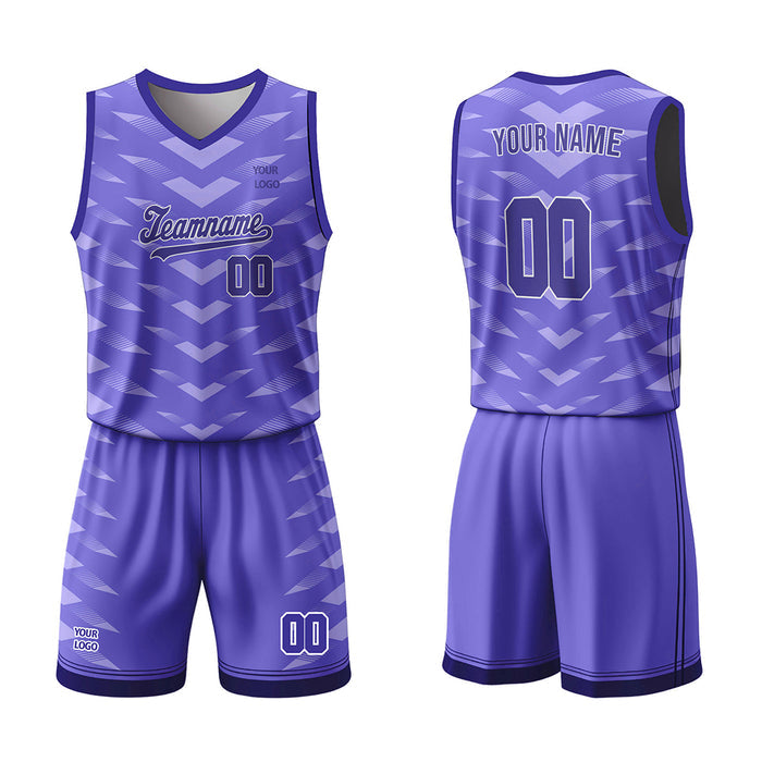 Custom Basketball Uniform - Chevron Pattern - Personalized Kit - UNISWIFT USA