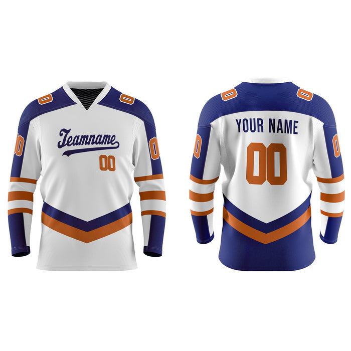 Custom Ice Hockey Jersey - White Panel - Personalized Teamwear