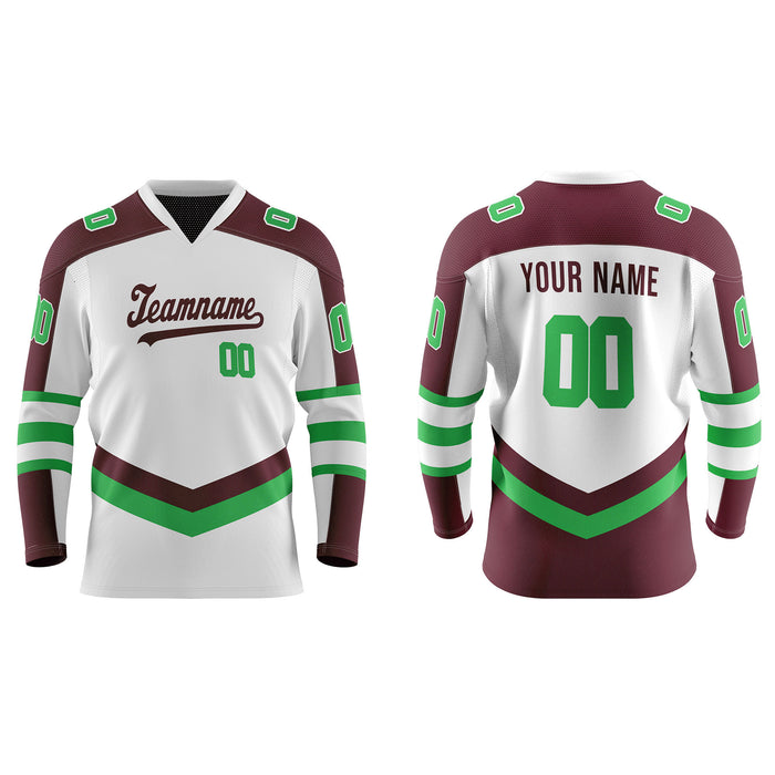 Custom Ice Hockey Jersey - White Panel - Personalized Teamwear