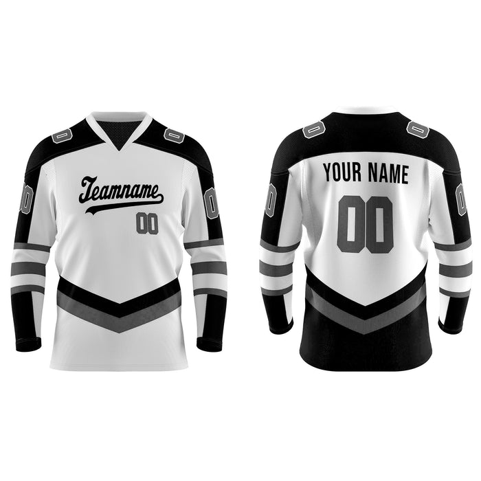 Custom Ice Hockey Jersey - White Panel - Personalized Teamwear