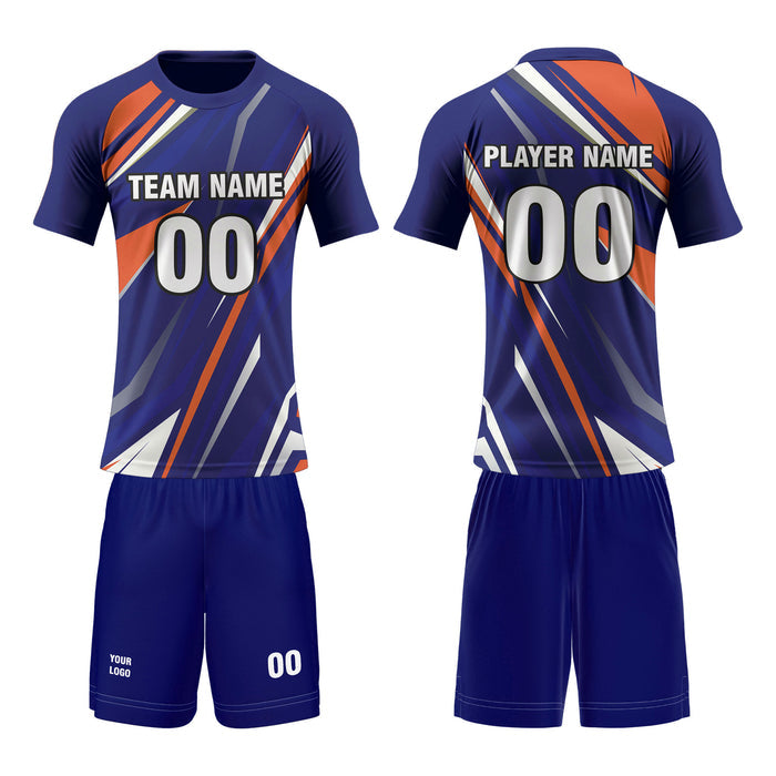 Custom Volleyball Uniform - Abstract Accent - Personalized Kit