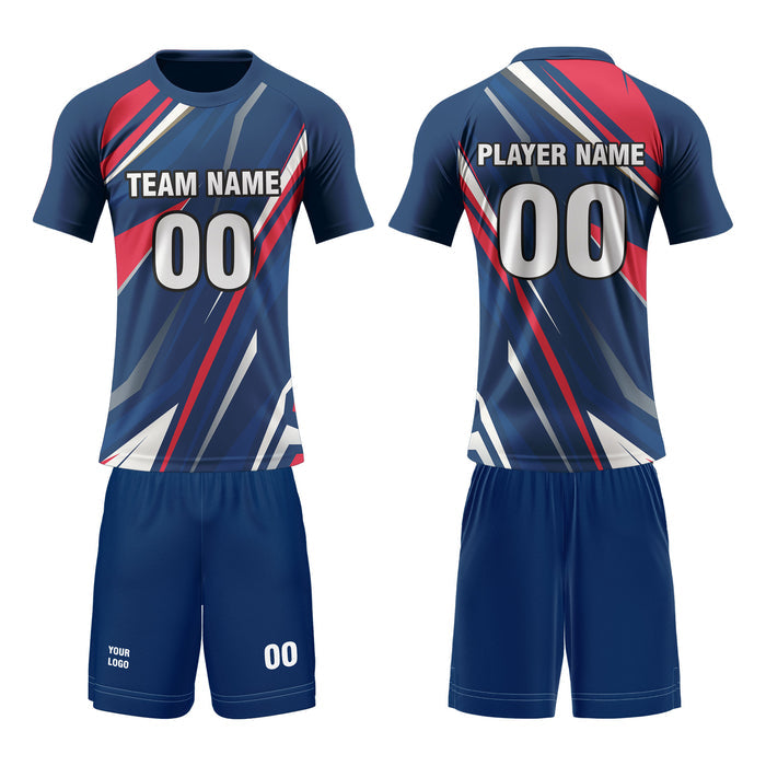 Custom Volleyball Uniform - Abstract Accent - Personalized Kit
