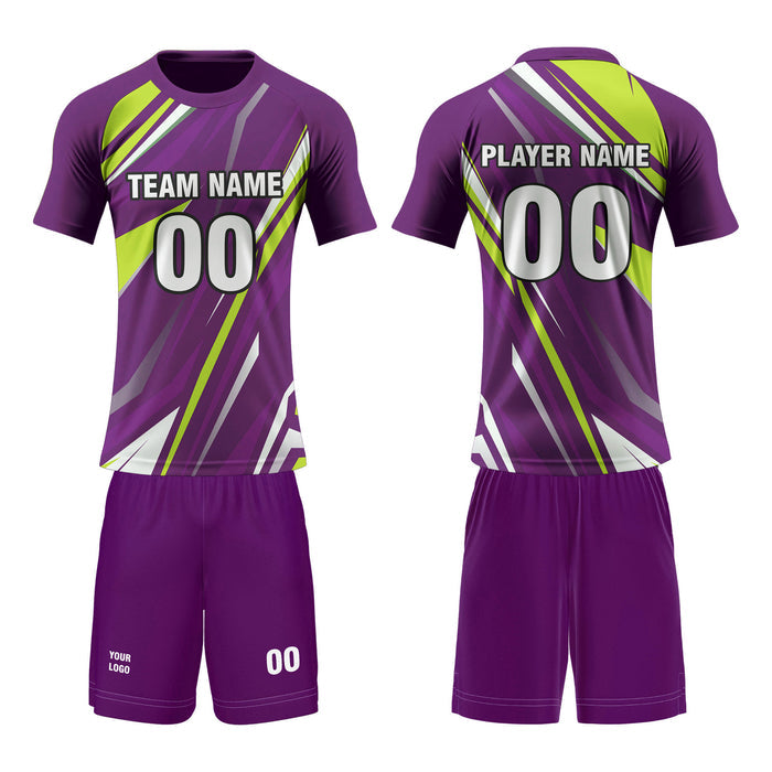 Custom Volleyball Uniform - Abstract Accent - Personalized Kit