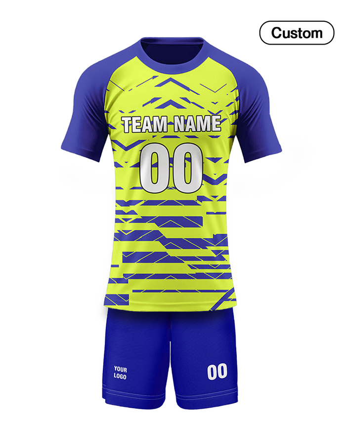 Custom Volleyball Uniform - Abstract Geo - Personalized Kit