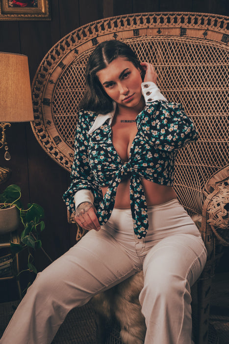 Soul Sister since 1969 - Daisy cropped Blouse