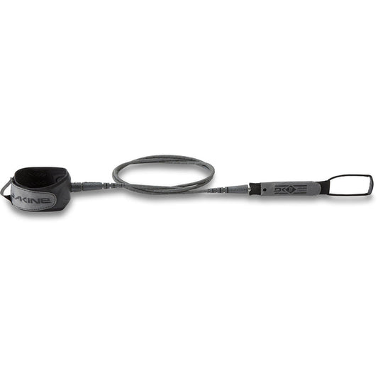 Dakine Kaimana Team 7"x 1/4" Surfboard Leash - Black Surf Leashes