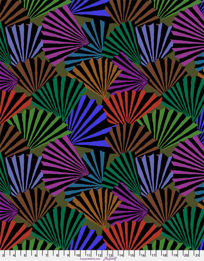 Dark Fanfare Cotton Fabric, Kaffe Fassett for Kaffe Fassett Collective Spring 2026