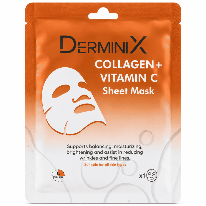 ديرمينيكس قناع ورقى كولاجين وفيتامين سى - Derminix Collagen & Vitamin C Sheet Mask