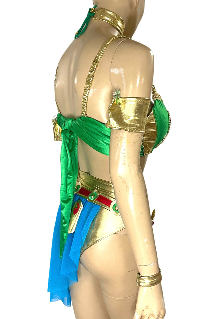 Desert Warrior Chief Bra and Skirt Cosplay Costume