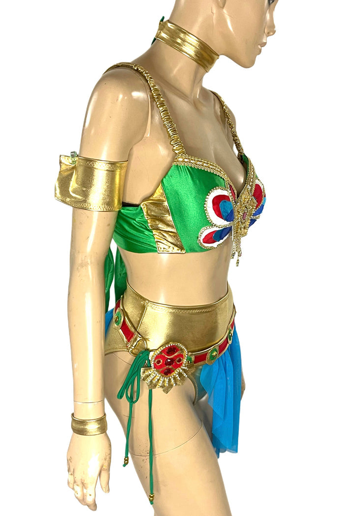 Desert Warrior Chief Bra and Skirt Cosplay Costume