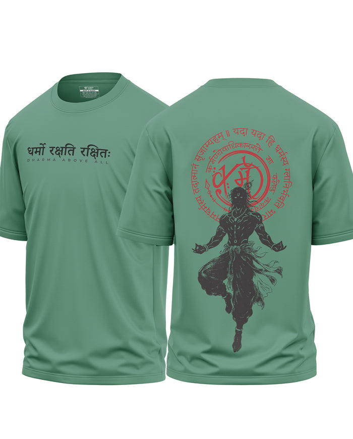 Dharma Above All Cotton Oversized T-Shirt