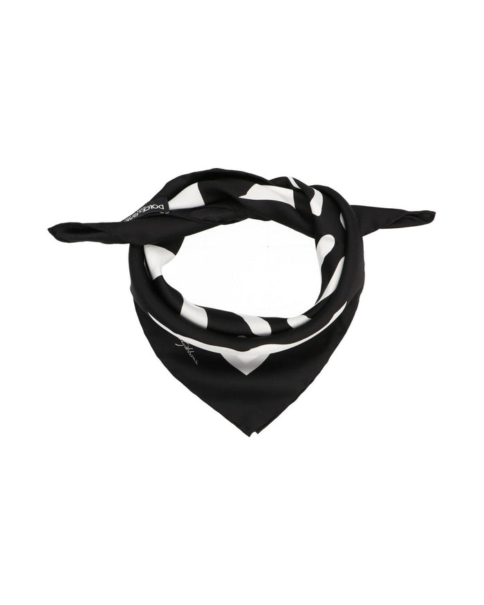 Dolce & Gabbana Bicolor Silk Scarf