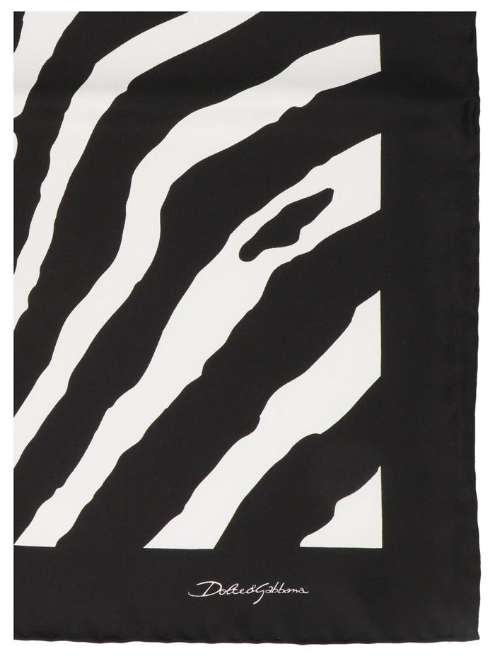 Dolce & Gabbana Bicolor Silk Scarf
