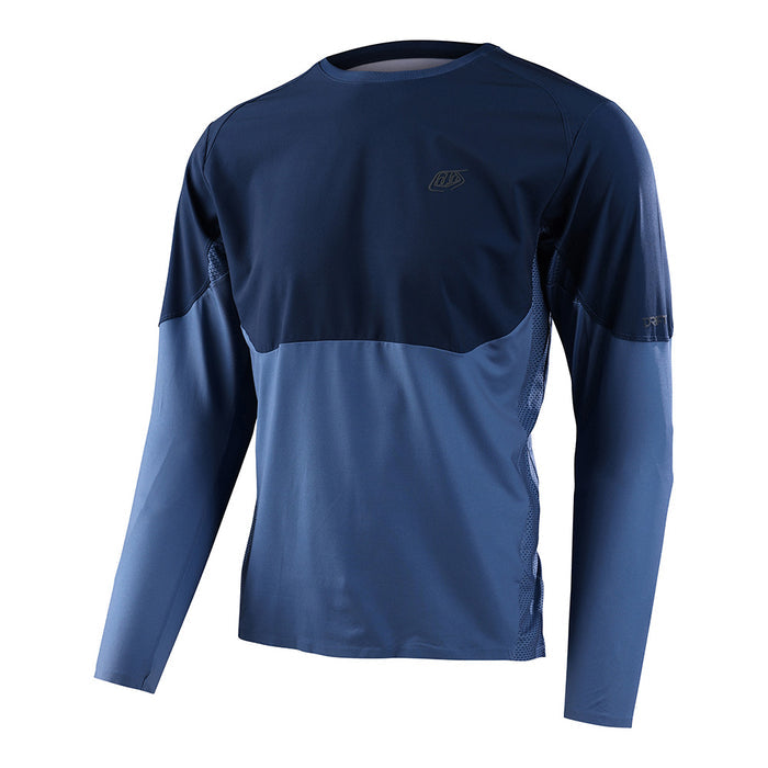 Drift LS Jersey Solid Blue Mirage