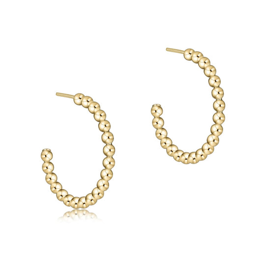 Enewton Beaded Classic 2mm Post Hoop