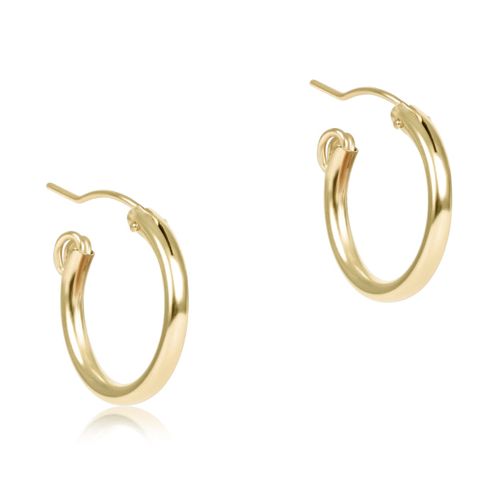Enewton Round Gold Hoop