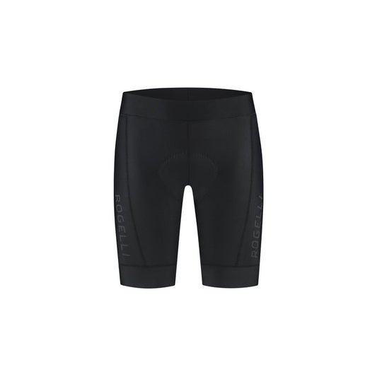 Rogelli Essential II korte fietsbroek zonder bretels heren zwart voorkant.
