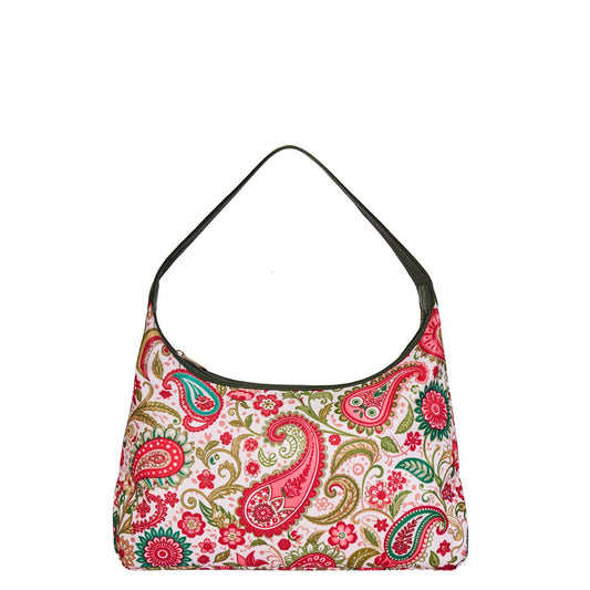 Women's paisley shoulder hobo bag for work, travel, and daily use
