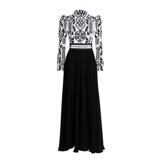 Fabrosanz: Nguni Print Maxi Dress