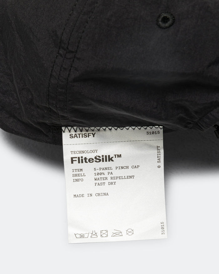 FliteSilk 5 Panel Pinch Cap - Black Eagle