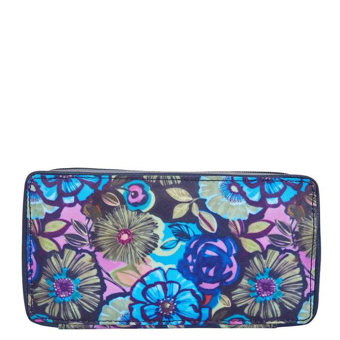 Women's floral travel jewelry organizer pouch for trips and daily use