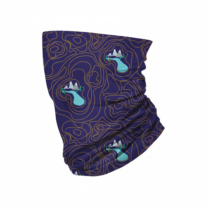 Peaks and Patterns neck sleeve