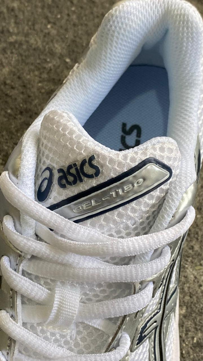 ASICS GEL BLANCO PLATEADO