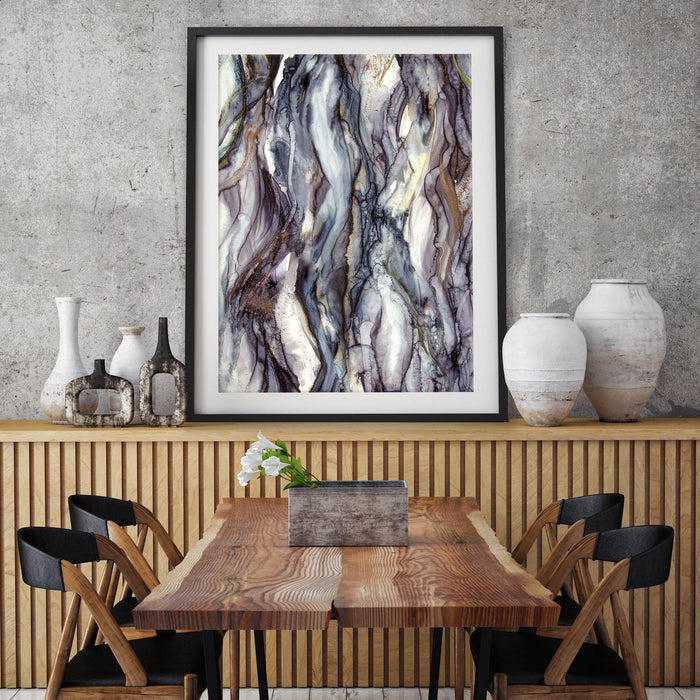 Contemporary abstract art in situ | Celeste Wrona | Print Decor