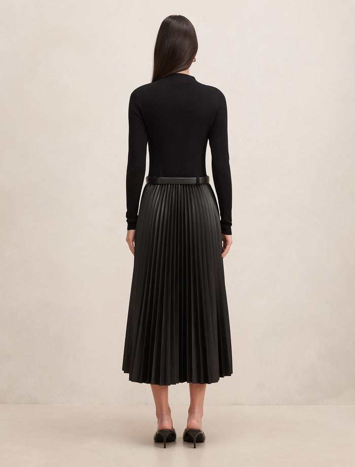 Gianna Pu Pleated Midi Dress Forever New