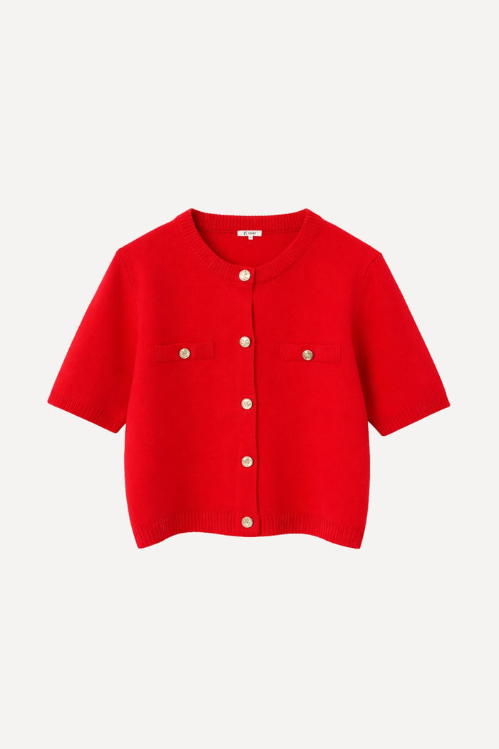 Gilet Zélie - Rouge