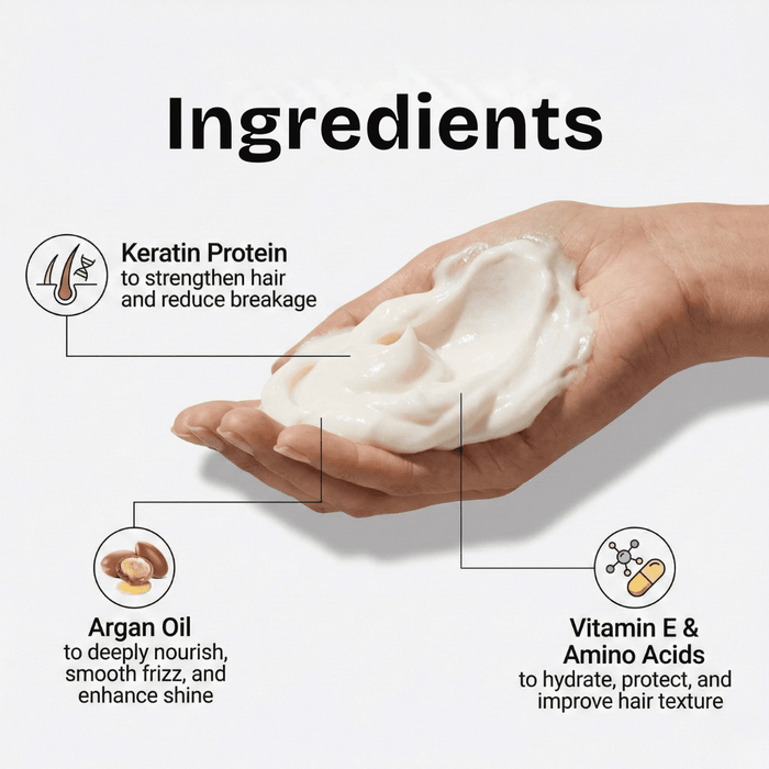 Hair Repair & Keratin & Argan Nourishing Mask - The Skin Story -