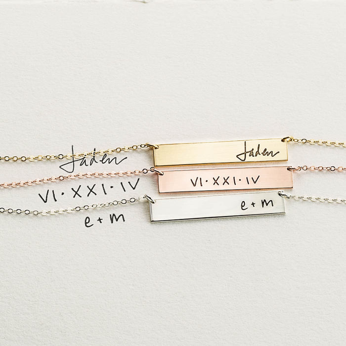 Handwriting Necklace