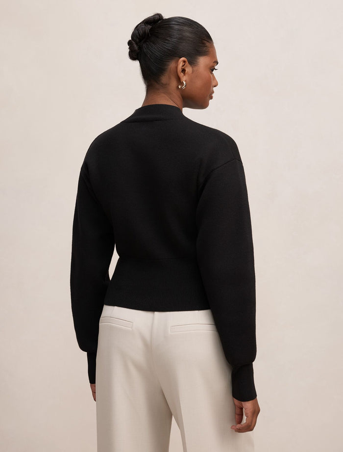 Hanna Petite Zip Knit Jacket Forever New