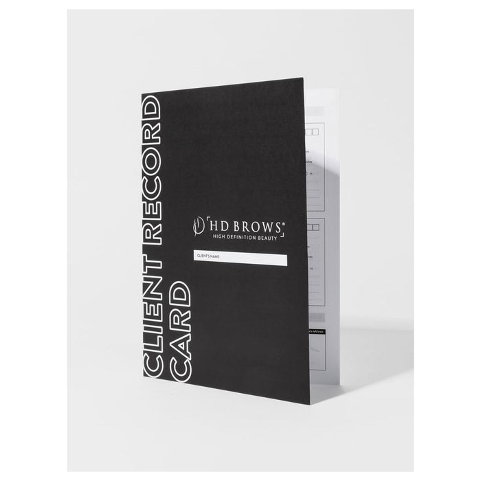 HD Brows Cient Record Cards