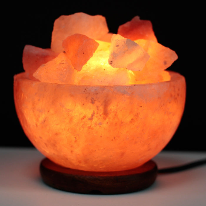 Earthstore® Himalayan Salt Fire Bowl and Chunks - 15cm x 9cm